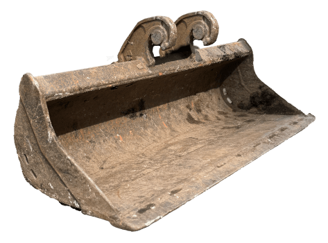 Breite Schaufel für den Minibagger CAT 301.8