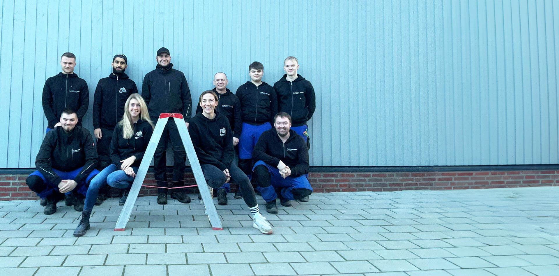 Foto vom Team die Elektriker